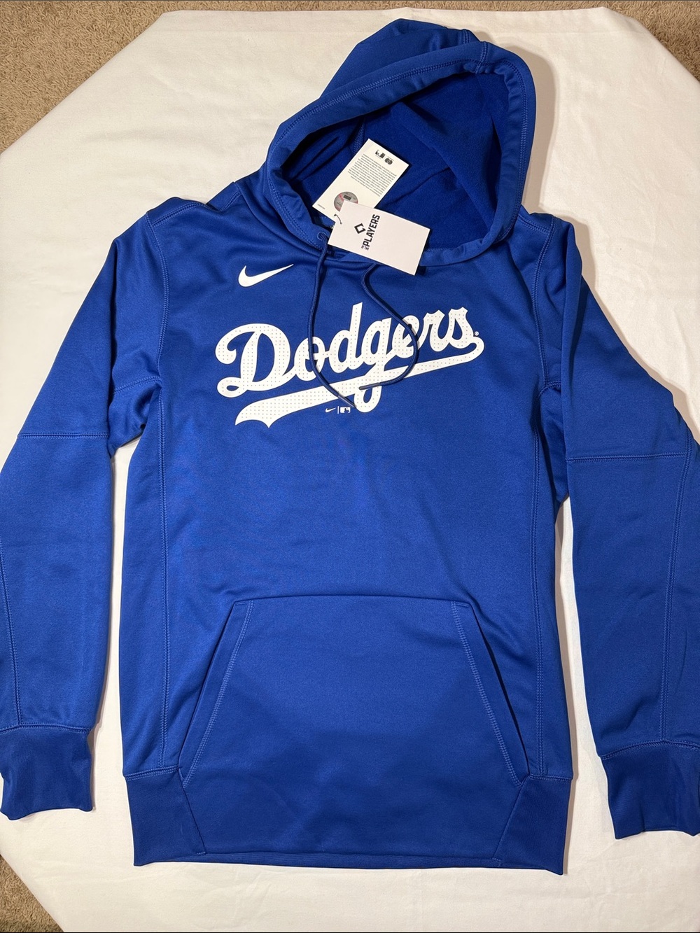 Nike Dodgers Snell Royal Blue Hoodie Adult Small